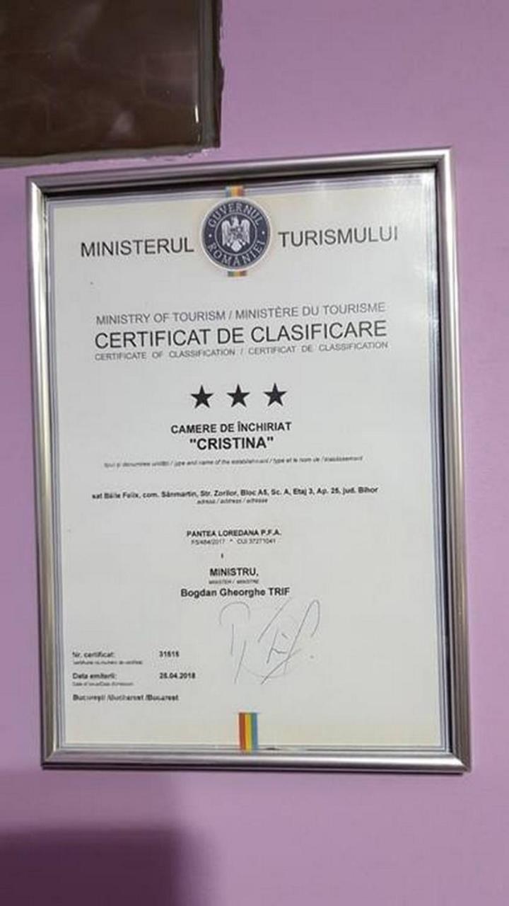 Băile FelixGarsoniera Cristina公寓 外观 照片
